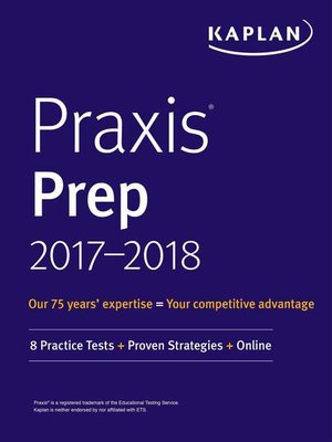 cover image of Praxis Prep 2017-2018